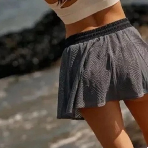 Free People Good Sport Skort Nightshade Blue NWT - Picture 4 of 4
